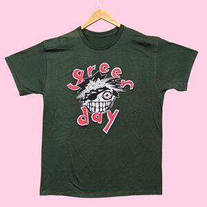 Green Day One Eyed Bastard Punk Rock Band Tee L